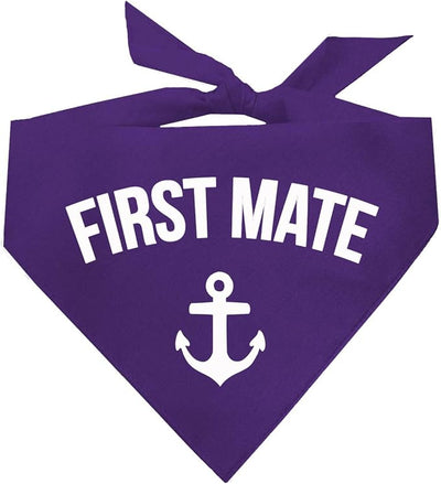 First Mate Dog Bandana (Purple, XS 264)