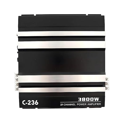 Car Power Amplifier 2-Channel Amplifier Stereo Audio Subwoofer Amp 12V (2 Channel)