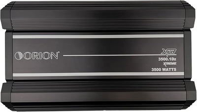 Orion XTR Series XTR3500.1DZ High Power Monoblock Class-D Car Amplifier - 3500W RMS, 1-Ohm Stable, Low-Pass Crossover, Bass Boost Control, MOSFET Power Supply, Bass Knob Included, Made in Korea