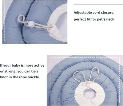 Gagabody Dog Cone for Large Dogs - Comfortable Adjustable Soft Alternative After Surgery - Elizabethan Donut Collar for Recovery - Different Sizes for Cats, Medium and Small Dogs