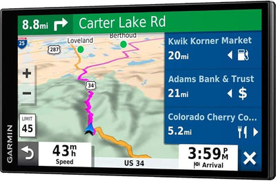 Garmin 010-N2038-02 Drivesmart 65T 6.95 inch GPS Navigator with Traffic and Smart Features (Renewed) | Official USA Partner Model | Bundle with 2 YR CPS Enhanced Protection Pack
