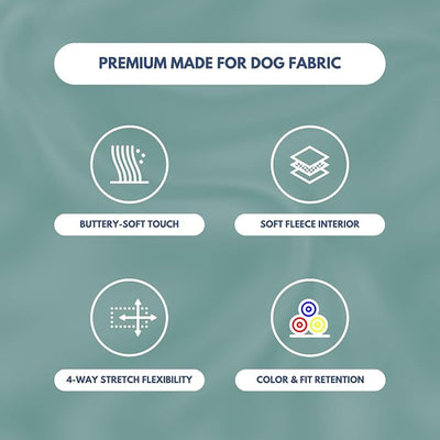Spark Paws Dog Hoodie – Premium Dog Sweater for Small, Medium, and Large Dogs | Warm Outfits for French Bulldogs, Pitbull, Puppy, Winter Jacket Alternative - Teal - M