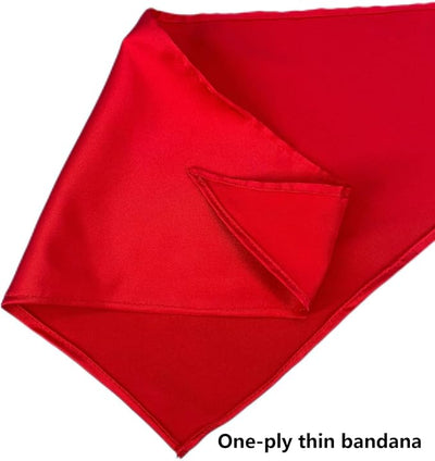 1 Pack Red Dog Bandana Plain Dog Scarf for Medium Large Dogs