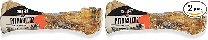 Grillerz Scott Pet Beef Mammoth Bone, 1 Count, Beef Bones for Dogs, Rawhide Free, Dog Chew for Healthy Teeth & Gums, High Protein, Easy to Digest, Long Lasting, Natural Treats for All Breeds