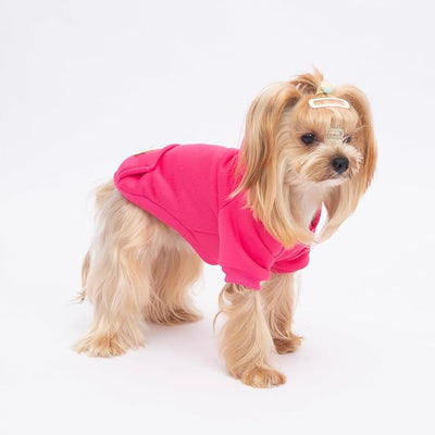 2 Pack Dog Hoodie Warm Hood Dog Sweater Cold Weather Small Dogs Sweatshirt Comfort Pet Clothes for Small Medium Dogs with Pockets