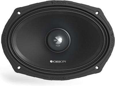 Orion XTR XTX6952 High Efficiency 6x9 Mid-Range Bullet Loudspeakers, 1600W Max Power, 400W RMS, 2 Ohm, 2" Voice Coil - Pro Car Audio Stereo, Midrange Speakers (Pair)