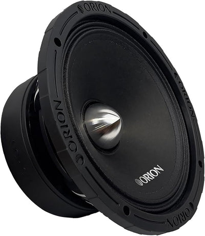 ORION XTR XTX854 High Efficiency 8” Mid-Range Bullet Loudspeakers, 1600W Max Power, 400W RMS, 4 Ohm, 2” Voice Coil - Pro Car Audio Stereo, Midrange Speakers (Pair)