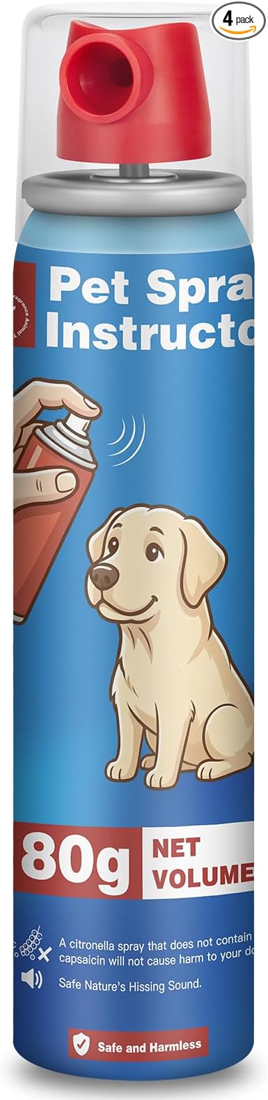 Corrector Spray Dog Trainer - 80ml Professional Dog Corrector Spray for Stops Barking, Jumping, Aggression & Unwanted Behaviors, Safe, Humane & Effective