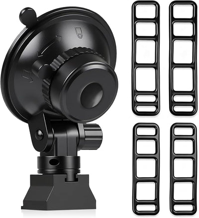 Xislet Magnetic Radar Detector Mount, EZ Quick Release Suction Cup Holder for Escort MAX 360c Redline 360c MAX 3 IX Cobra RAD 700i, 360° Swivel, Heat-Resistant, Universal Straps Included