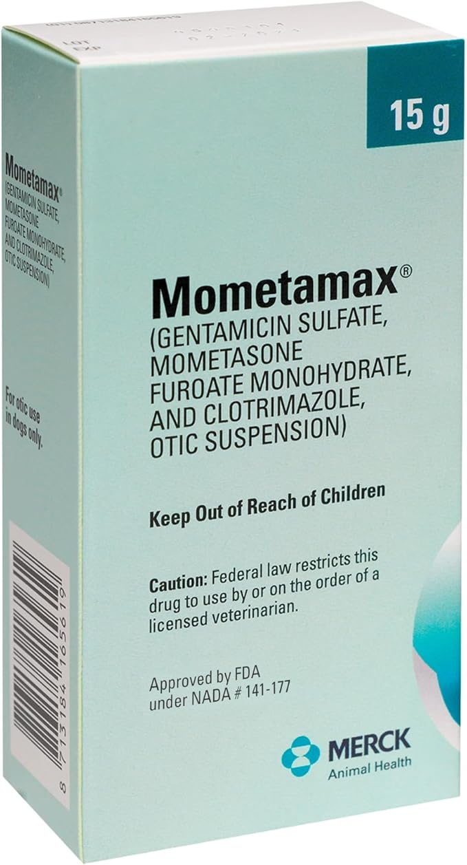MOMETAMAX Otic Suspension for Dogs, 15gm Bottle