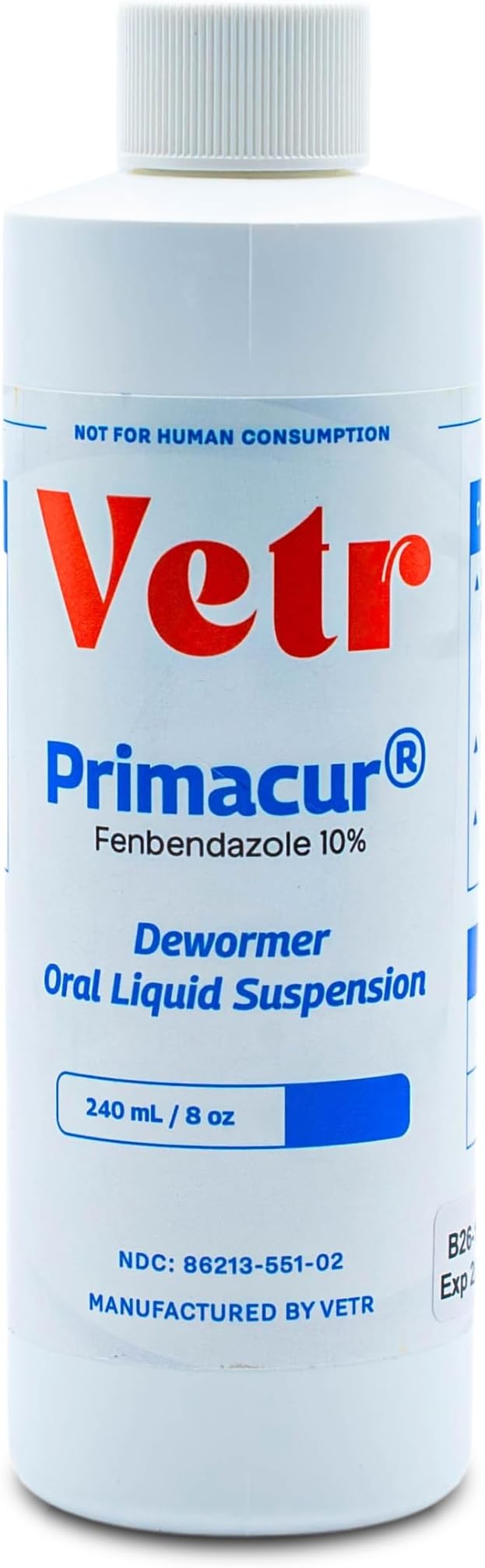 vetr Primacur Broad-Spectrum Oral Suspension Support Formula 10% Oral Suspension for Dogs and Cats - 240ML/8.1oz - Vanilla Flavor