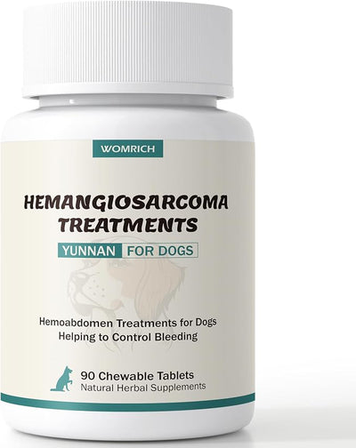 Quick Stop Bleeding for Dogs, Natural Yunnan for Dogs Tablets for Hemangiosarcoma, Hemoabdomen, Pericardial Effusion, Cancer Bleeding, Severe Bruising, Ulcer-Related Bleeding, Bloody Stools