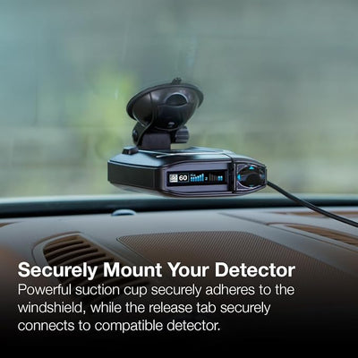 Escort Original StickyCup Silicone Suction Windshield Mount for MAX 360 and More Compatible Escort Radar Detectors (0020058-1)