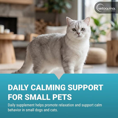 Vetoquinol Zylkene Calming Support Supplement for Small Dogs and Cats, Promotes Relaxation, Reduces Stress, and Supports Occasional Anxiety Relief for Dogs and Cats, 75mg - 120 Capsules