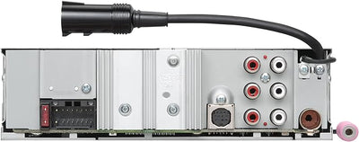 KENWOOD KMR-M332BT Car & Marine Stereo - Single Din, Bluetooth Audio, USB MP3, Aux in, AM FM Radio SiriusXM Ready, Weatherproof, Multi Color Illumination