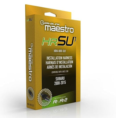 Idatalink Maestro HRN-HRR-SU1 T-Harness for Select Subaru Vehicles 2008-15, replace the factory radio while retaining steering wheel controls & use of factory amp (ADS-MRR or ADS-MRR2 module required)