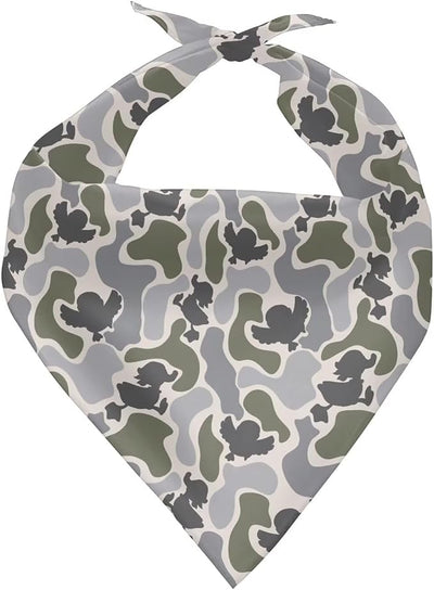 KEIAHUAN Camo Duck Hunting Dog Bandanas Thick Triangle Bibs Dual Layer Soft Polyester Scarves for Small Medium Boy Girl Puppy Cat Pet Pet Accessories
