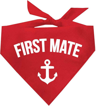 First Mate Dog Bandana (Red, OS 264)