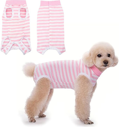 Coppthinktu Recovery Suit for Dogs After Surgery, Dog Onesie Surgery Recovery Suit for Female Spay, Soft Male Surgical Pajamas Bodysuits for Small Medium Puppy to Anti Licking Dog Cone Alternative