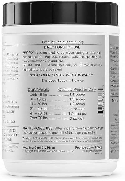NUPRO® Joint & Immunity Support | Supports joint health, Promotes flexibility, Supports immunity, Helps active and senior dogs, No wheat, corn or fillers