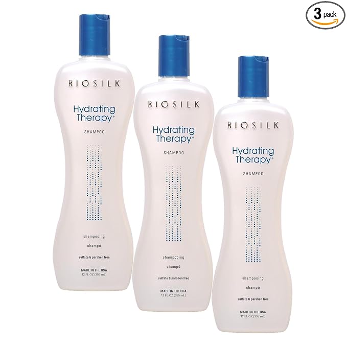 Biosilk Hydrating Shampoo, 12 Ounce (Pack of 3)