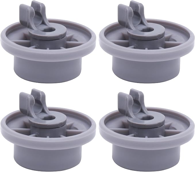 BlueStars 165314 Dishwasher Lower Rack Wheel Bosch Dishwasher Parts - Compatible for Bosch & Kenmore Dishwashers - Replaces 420198 423232 AP2802428 PS8697067 00420198 PS3439123 EAP3439123 - PACK OF 4