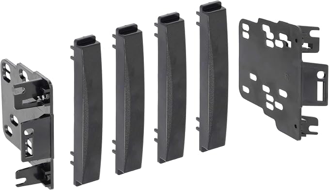 Metra Electronics 95-6511 Double-DIN Radio Installation Dash Kit Fits Select 2007-Up Chrysler Vehicles Black