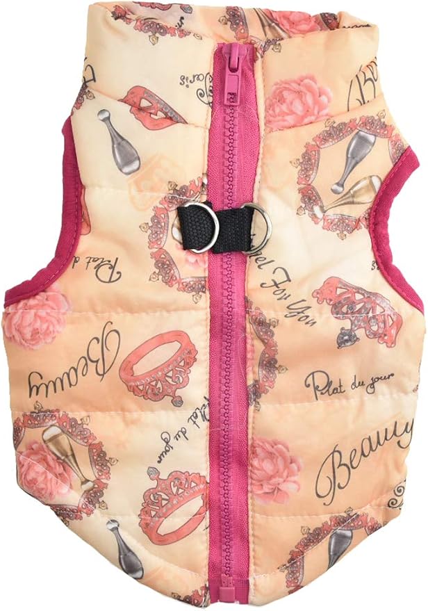 Winter Warm Dog Vest Coat - Waterproof & Windproof; Small&Md Dogs