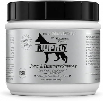 NUPRO® Joint and Immunity Support, 1 Pound, Small Breed | Supports joint health, Promotes flexibility, Supports immunity, Helps active and senior dogs, No wheat, corn or fillers