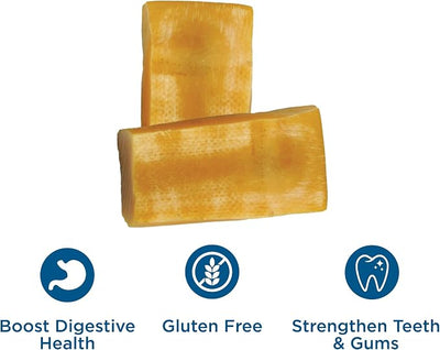 Best Bully Sticks Yak Cheese Himalayan Dog Chews - Small 4 Count (Pack of 1) - Natural, Lactose Free Cheese, Odor-Free, Long-Lasting Snack