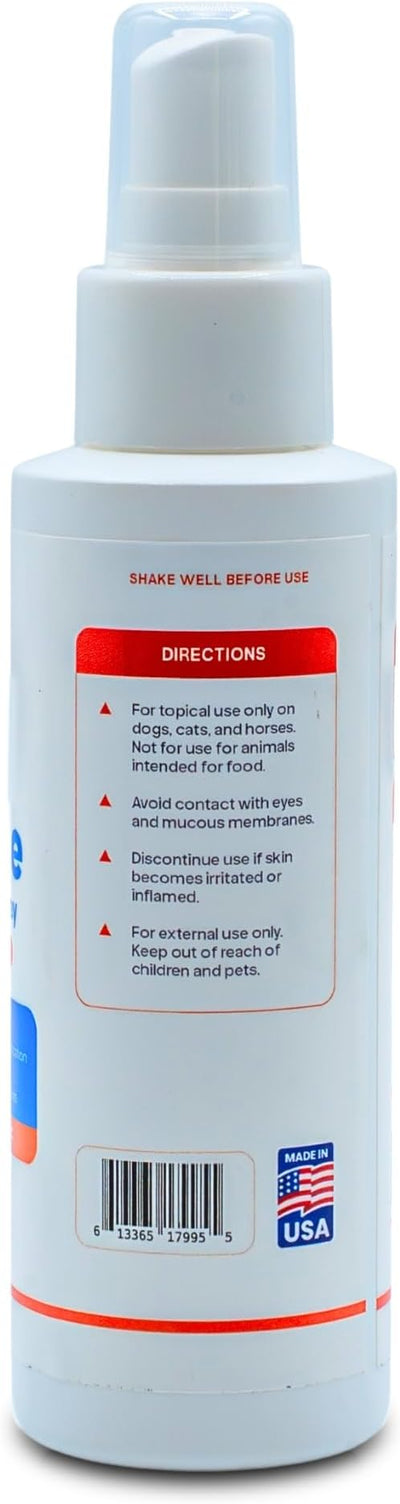 vetr Skin Relief Soothing Spray for Dogs and Cats - 4 oz (120 mL) - Gentle Topical Formula for Irritated Skin