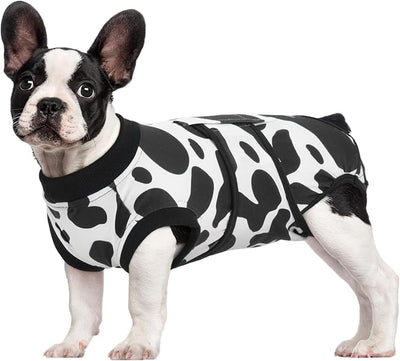 Kuoser Recovery Suit for Dogs Cats After Surgery, Professional Pet Recovery Shirt Dog Abdominal Wounds Bandages, Substitute E-Collar & Cone,Prevent Licking Dog Onesies Pet Surgery Recovery Suit