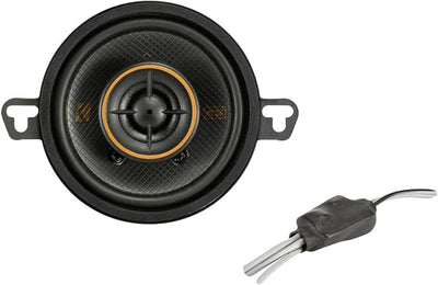 KICKER 51KSC3504 Coaxial Speaker System, 2-Way Design, One (1) Pair, 3.5" (89mm) Polypropylene Woofer/Midrange, 1/2" (13mm) Silk-Dome Tweeters, 50 Watts RMS, 100 Watts Peak