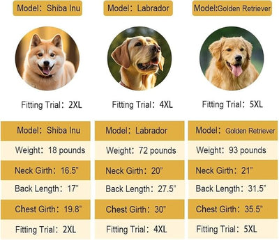 Hooded Dog Raincoat Apparel Poncho Waterproof Dog Clothes Pet Jacket,Dog Raincoats Winter Jacket for Small to Medium Dogs(Green,3XL)
