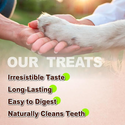 Afreschi Turkey Tendon for Dogs, Dog Treats for Signature Series, All Natural Human Grade Puppy Chew, Ingredient Sourced from USA, Hypoallergenic, Rawhide alternative, 4 Units/Pack Ring (Small)