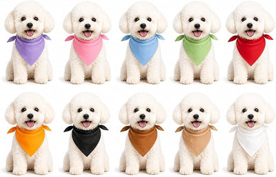 Petitebella Purple Small Polyester Pet Bandana for Dogs and Cats