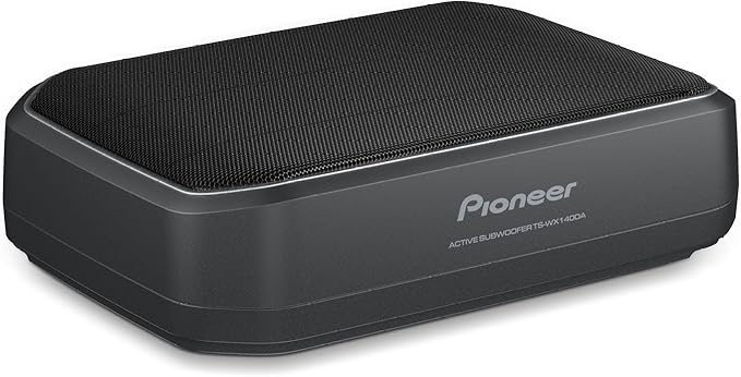 Pioneer TS-WX140DA 8” x 5-1/4” Compact Active Subwoofer with Built in Amplifier, 170 Watts Max Power, EV Optimized Sub, 3 Listening Modes – Deep, Dynamic and Natural for Enhanced Car Audio