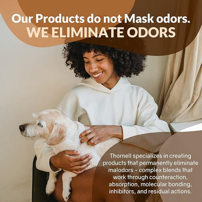 Thornell Dog Odor-Off Concentrate, Pet Smell Odor Eliminator for Dog Urine, Feces Odors, Pet Odor Eliminator Concentrate, Pet Urine Odor (16 oz)