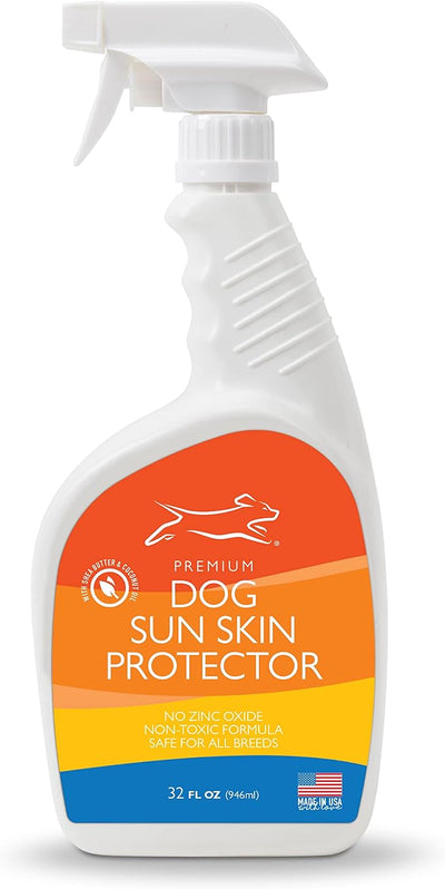 EBPP Dog Sunscreen Sun Skin Protector Spray 32 fl oz - Safe for All Breeds with No Zinc Oxide - Pet Protection and Moisturizer for Skin, Coat, Nose, Ears