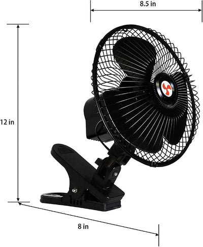 Koolatron AutoKool Solar Powered Car Window Mini Fan - Exhaust Vent Air Circulation Cooling, Solar Operated Panel Portable Ventilation System for Parked Vehicles Truck, SUV, Van