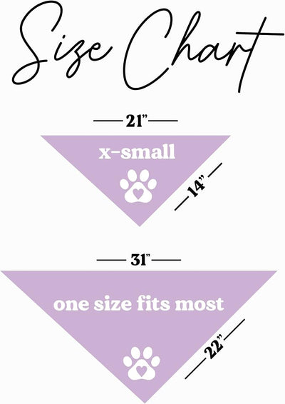 Do Not Pet Dog Bandana (Lavender, OS 837)