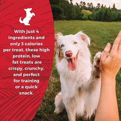 Rewardables Beef & Bully Collagen Puff Treats for Dogs for Rewarding and Training | 6 oz Bag