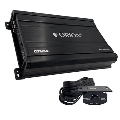 Orion Cobalt CBA3000.1D Monoblock 1-Channel Class D Amplifier for Car Subwoofer, 3000W Max, 800W RMS, 1/2/4 Ohm Stable, Adjustable Low Pass with Bass Boost, MOSFET Power Supply, Bass Knob Included