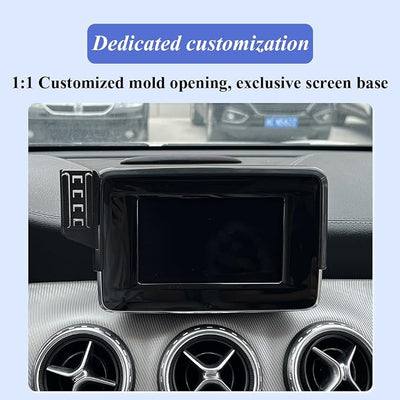 Car Phone Holder for Mercedes Benz CLA/GLA-Class Auto Accessories [Only for 2014 CLA & 2015 GLA 5.8" Screen][7/8" Not usable][Auto Lock Hands Free Cell Phone Mount Car fits for All Smartphones]