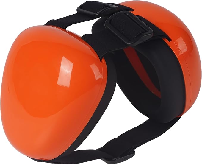 derYEP Dog Earmuffs for Hearing Protection 29dB NRR Ear Muffs Noise Protection (Medium, Orange)