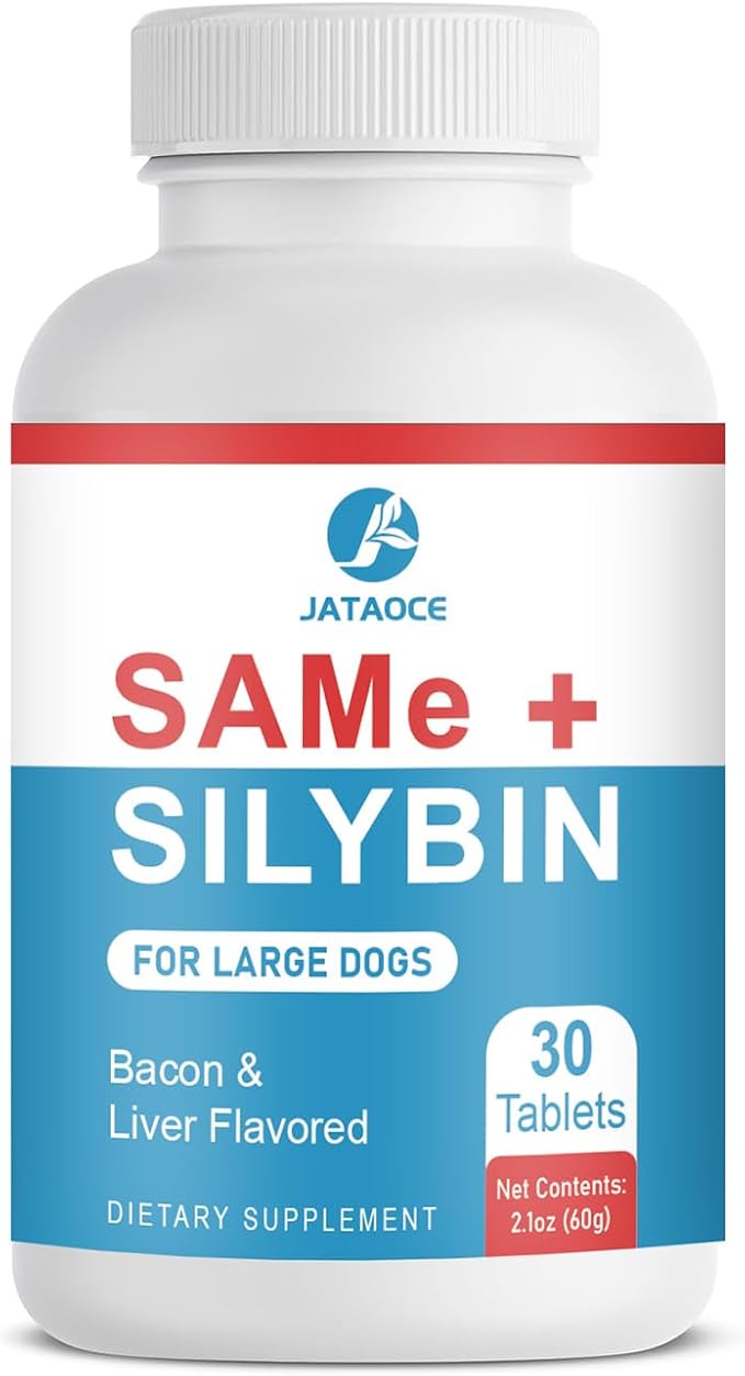 Same and Silybin for Dogs - S-Adenosyl-L-Methionine, Same for Dog, Liver Supplements for Large Dogs, Hepatic Supplement for Liver & Brain, Dog Liver Support (Same+Silybin), All Dogs (Under 120 lbs)