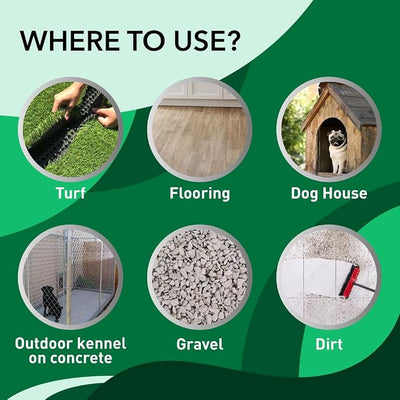Thornell KOE Kennel Odor Eliminator Concentrate, Odor Eliminator for Strong Odors, Great for Cages, Runs, Floors & More, Pet Odor Eliminator for Home & Kennel w/Safe, Non-Enzymatic Formula, 128 oz