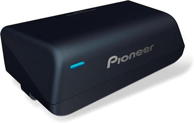 Pioneer TS-WX010A Under-Seat Subwoofer – 160W Max, Pre-Loaded, Built-in Amp for Easy Bass Upgrade, Enclosure Included, Amp Included, High-Level Input, Works with Most Factory or aftermarket radios