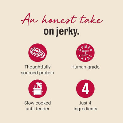 The Honest Kitchen Human Grade Dog Treats: Slow Cooked Jerky Salmon Recipe 5.4 oz Pouch