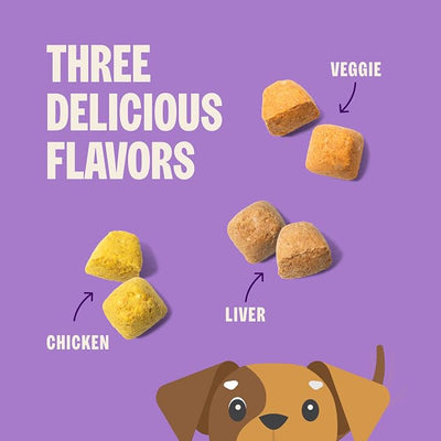 Wellness Old Mother Hubbard Training Bitz Assorted Mix Dog Treats, Natural Biscuits, 3 Flavors, 8 oz Bag
